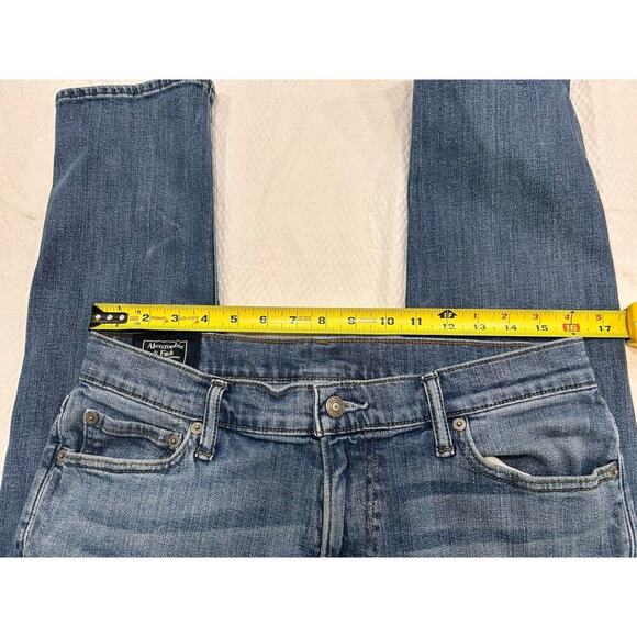 Abercrombie & Fitch Men's Langdon Skinny Blue Jeans Size 33 x 32 Stretch Denim - Picture 8 of 14